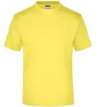 James & Nicholson Komfort-T-Shirt aus Single-Jersey Herren JN001 Gr. M yellow