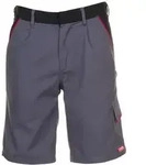 Planam Shorts Highline Gr. M schiefer/schwarz/rot