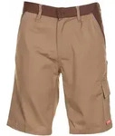 Planam Shorts Highline Gr. 3XL khaki/braun/zink