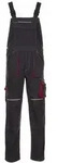Planam Latzhose Basalt Gr. 110 anthrazit/rot