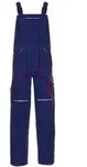 Planam Latzhose Basalt Gr. 102 marine/rot