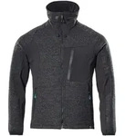 Mascot ADVANCED Strickjacke mit Membran Gr. 2XL schwarz-meliert/Schwarz