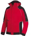 FHB Softshell-Jacke Walter 78518 Gr. XS rot/schwarz