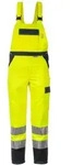 Planam Warnschutz Latzhose zweifarbig Gr. 28 gelb/marine