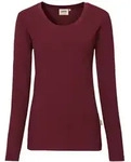 HAKRO Damen-Longsleeve Performance #179 Gr. 6XL weinrot