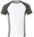 Mascot T-Shirt POTSDAM UNIQUE 50567 Gr. XS weiss/dunkelanthrazit