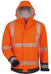 Elysee Warnschutz-Softshelljacke Lukas Gr. XL orange/schwarz