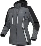 Leibw&auml;chter Sommer-Softshelljacke Damen FLXDS Gr. 52 grau/schwarz