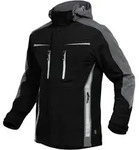 Leibw&auml;chter Sommer-Softshelljacke Herren FLEXS Gr. 5XL schwarz/grau