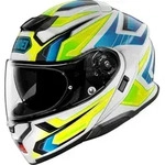 Shoei Neotec 3 Anthem Tc-3 Weiss/Blau/Neongelb XS (53-54)