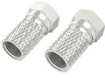 Hama 205207 F-Stecker 2St&uuml;ck 7mm