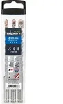 Force X, SDS-plus Kunststoffbox 3tlg. 0081506810100-00