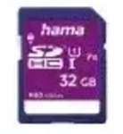 Hama 124135 SDHC32GB C10 UHS-I 80MB/S SD Memory Card