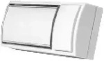 2154 Montilux Klingeltaster mit Namensschild 32x90x18,5 mm wei&szlig;