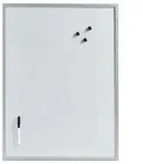 ZELLER PRESENT Magnet-/Schreibtafel Feinblech mit Stift und Magneten 60x80cm...