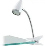 Eglo Klemmspot 1x3W 3000K GU10-LED weiss/chrom