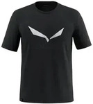 Salewa Solidlogo Dry Herren T-Shirt Kurzarm Black out Gr.46/S