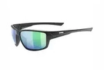 Uvex Sportstyle 230 Brille Black Matt/Mirror Green