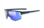 Uvex Axos Set Brille Black Matt/Mirror Blue