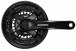 Shimano Tourney FC-TY501 48/38/28 170mm Kurbeln schwarz