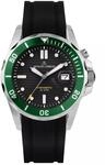 Unisex Diver Hybromatic Lupenglas Rubber Green