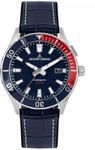 Herrenuhr Hybromatic Leather Red Blue