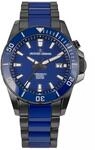 Herrenuhr Hybromatic Limited Edition Ceramic blau / IP-black