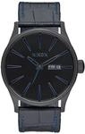 The Sentry Leather Navy Gator