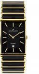 Unisex York HighTech Ceramic schwarz / IP-gold