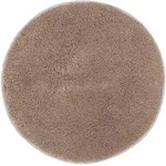Kleine Wolke Badteppich RELAX Taupe 100 cm rund