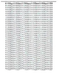Kleine Wolke Duschvorhang Textil CASKET Grau 180 x 200 cm