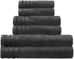 Kleine Wolke Frottier Duschtuch ROYAL Dunkelgrau 70 x 140 cm