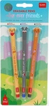 Legami EPSET0017, Legami Set mit 3 L&ouml;schbaren Gelstiften - Erasable Pen -...