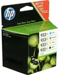 4 HP Tinten C2P42AE 932XL 933XL Multipack KCMY