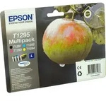 4 Epson Tinten C13T129540 Multipack KCMY T1295