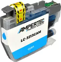 Ampertec Kompatible Tinte ersetzt Brother LC-3213C cyan NP-B-03213C-B