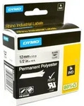 Dymo Label Band IND 622289 schwarz auf transparent 12mm x 5,5m Polyester
