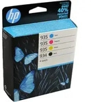 4 HP Tinten 6ZC72AE 934 935 Multipack KCMY