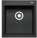 Pyragranite Istros Granitsp&uuml;le 46x50 carbon, schwarz