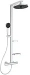 Ideal Standard Alu+ Duschset Wandmontage mit Thermostat mit Kopfbrause chrom BD583SI