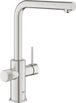 Grohe 30590DC0, Grohe Blue K&uuml;chenarmatur f&uuml;r Wasserfilter Stehend edelstahl