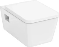 Hansgrohe 61182450, Hansgrohe EluPura Original Q WC-Becken mit Absenkautomatik-Sitz