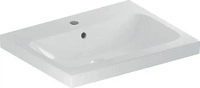 Geberit 501834002, Geberit iCon Waschbecken 60x48 cm rechteckig M&ouml;bel wei&szlig; glanz