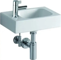 Geberit 124836000, Geberit iCon Waschbecken 38x28 cm rechteckig Klassisch-M&ouml;bel