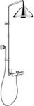 Axor 26020000, Axor Front Duschset Wandmontage mit Thermostat chrom 26020000