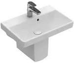 Villeroy & Boch Avento Waschbecken 55x37 cm rechteckig Klassisch-M&ouml;bel wei&szlig;