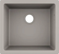 Hansgrohe 43431380, Hansgrohe S 51 Granitsp&uuml;le 50x46 cm grau/graphit/onyx...