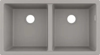 Hansgrohe 43434380, Hansgrohe S 51 Granitsp&uuml;le 82x45 cm grau/graphit/onyx...