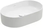Villeroy & Boch Collaro Waschbecken 56x36 cm oval Aufsatzwaschbecken wei&szlig; glanz