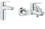 Set Badewannen- und Duscharmatur Grohe Start 24206002, Waschtischarmatur Grohe Start